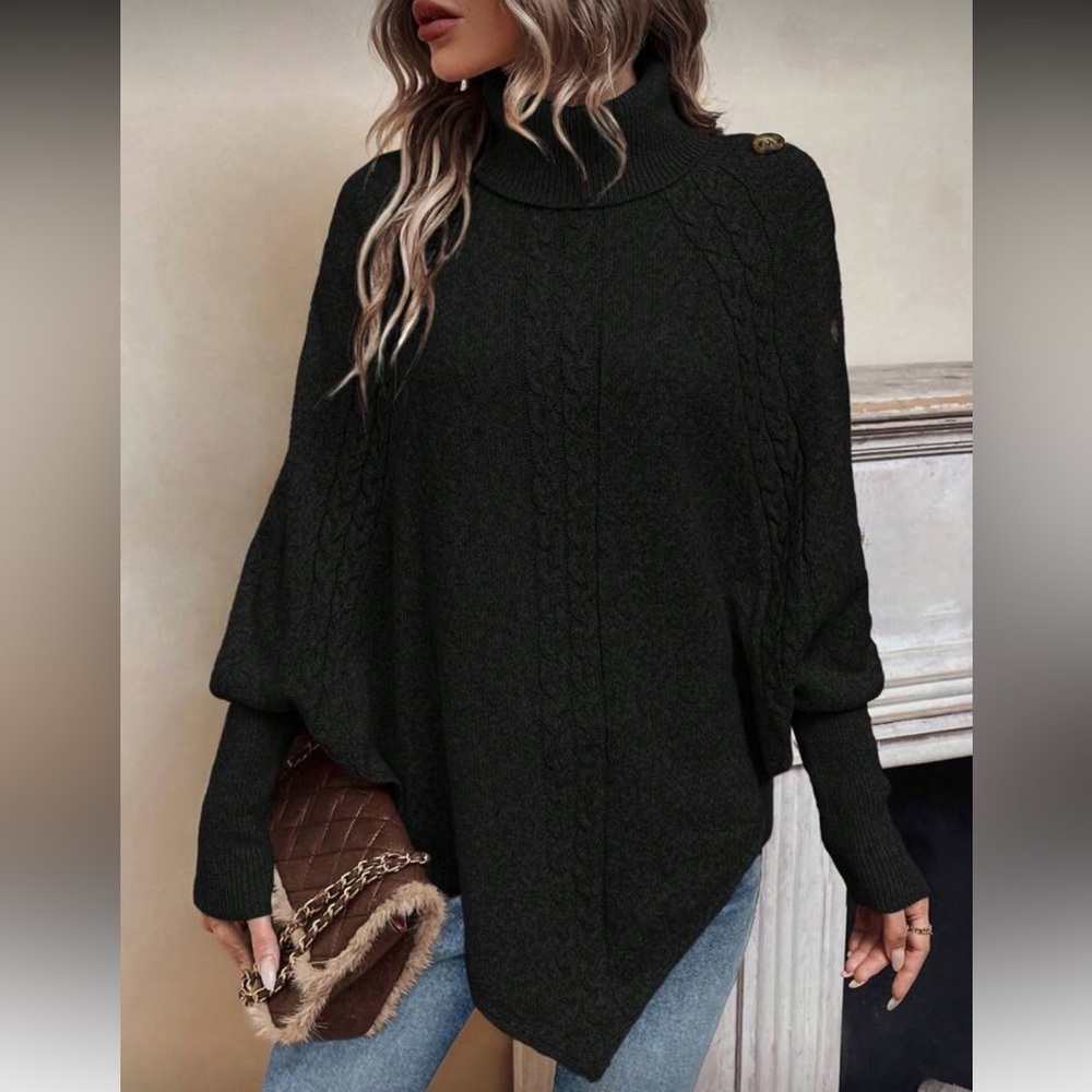 Boho Chic Poncho Kimono Scarf Wrap Shawl Cardigan - Picture 4 of 7